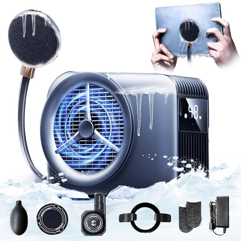 VALUEAGLE Magnetic Phone Cooler, Phone Cooler Phone, pad Cooler, Phone Radiator with Liquid Cooling,Freeze in 15s, noiseless Cooling,for Phone/Tablet/Pad (Don't Support Wireless Charging) - Image 1